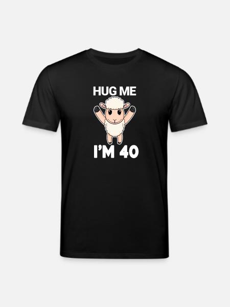 40 ans - 40 ans - câlin - T-shirt bio CREATOR Stanley/Stella Unisexe - noir