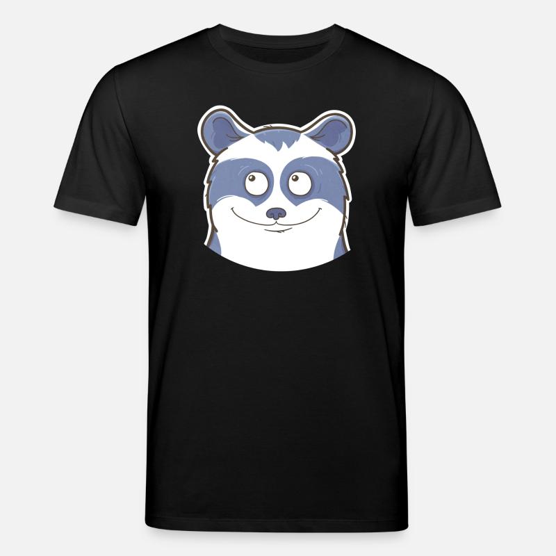 Waschbär - Stanley/Stella Unisex Bio-T-Shirt CREATOR - Schwarz