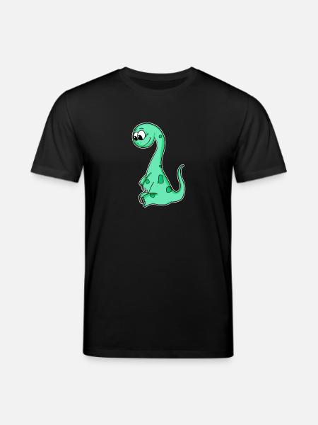 Dinosaur motif - Stanley/Stella CREATOR Unisex Organic T-Shirt - black