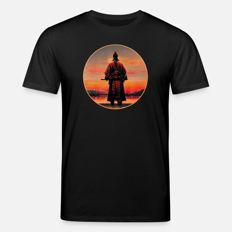 Guerrier Samouraï - T-shirt bio CREATOR Stanley/Stella Unisexe - noir