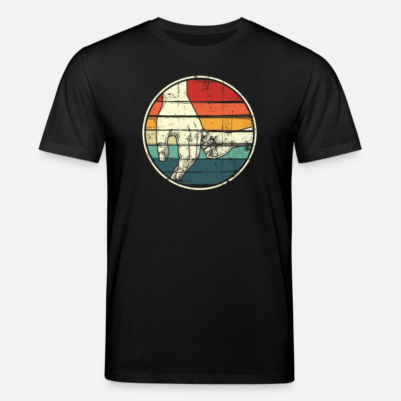 Holding Hands Rainbow Circle - Stanley/Stella CREATOR Unisex Organic T-Shirt - black