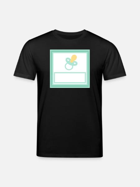 Personalize your own baby template - Stanley/Stella CREATOR Unisex Organic T-Shirt - black