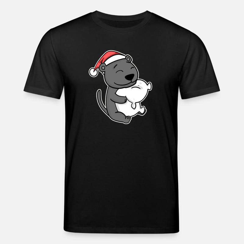 Black Panther Noël Sommeil Sommeil - T-shirt bio CREATOR Stanley/Stella Unisexe - noir