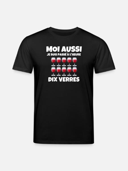 heure d'hiver - T-shirt bio CREATOR Stanley/Stella Unisexe - noir