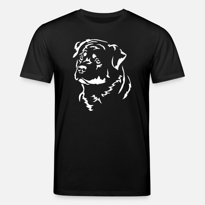 Rottweiler Head « Black Edition » - T-shirt bio CREATOR Stanley/Stella Unisexe - noir