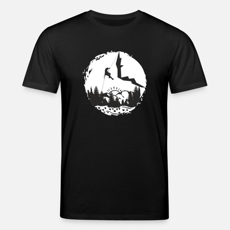 Time to Climb - Climbing Lovers - Stanley/Stella Unisex Bio-T-Shirt CREATOR - Schwarz