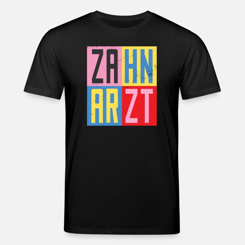 Zahnarzt Design - Stanley/Stella Unisex Bio-T-Shirt CREATOR  - Schwarz