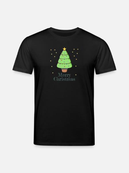 Merry Christmas - Stanley/Stella CREATOR Unisex Organic T-Shirt - black