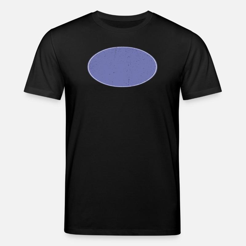 Ovaler Background Hintergrund schmutzig violett - Stanley/Stella Unisex Bio-T-Shirt CREATOR  - Schwarz