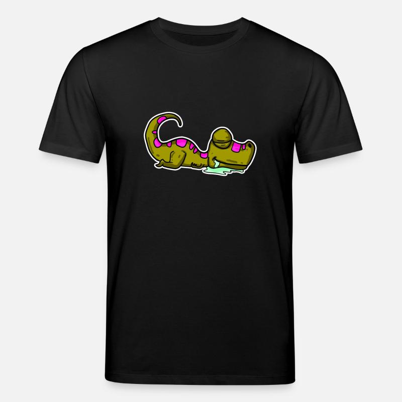 Dino endormi - T-shirt bio CREATOR Stanley/Stella Unisexe - noir