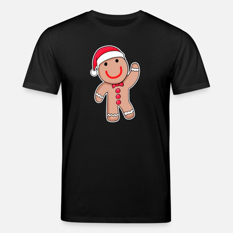 Süßes Lebkuchen - Stanley/Stella Unisex Bio-T-Shirt CREATOR  - Schwarz