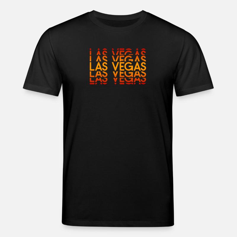 Las Vegas Neon Layout - Stanley/Stella Unisex Bio-T-Shirt CREATOR  - Schwarz