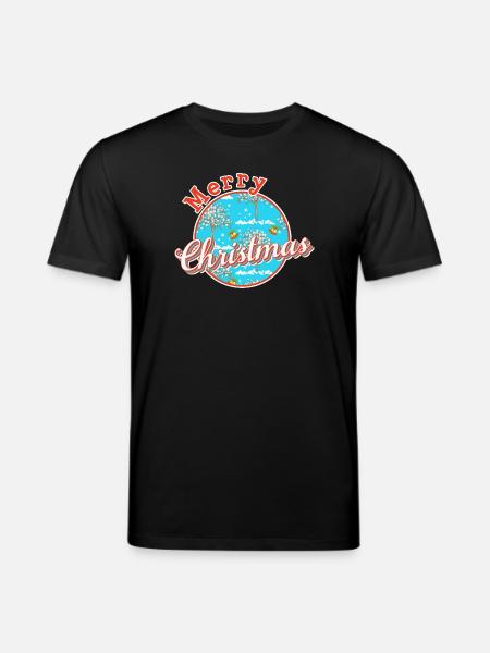 Merry christmas xmas - T-shirt bio CREATOR Stanley/Stella Unisexe - noir