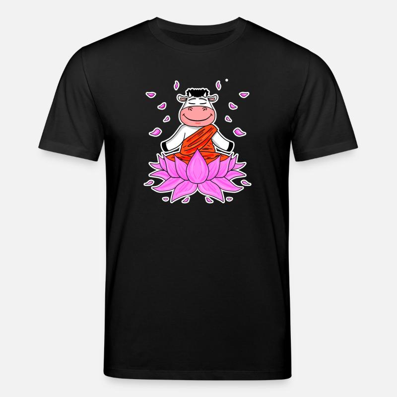 Vache Yoga - T-shirt bio CREATOR Stanley/Stella Unisexe - noir