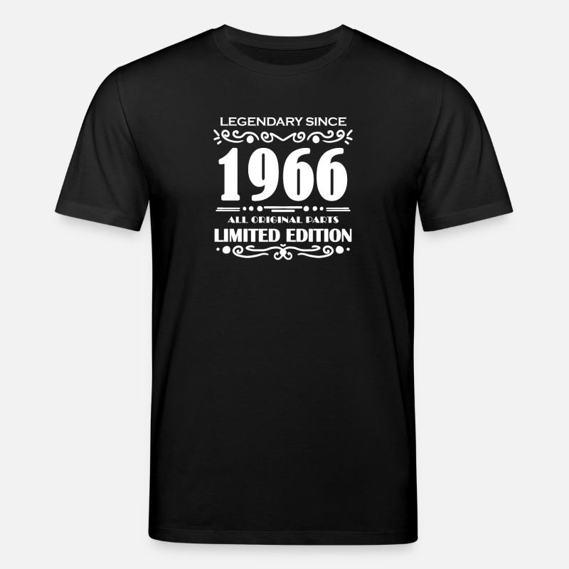 1966 - Born 1966 - Stanley/Stella CREATOR Unisex Organic T-Shirt - black