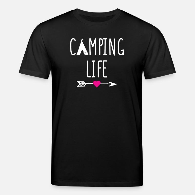 Vie de camping - T-shirt bio CREATOR Stanley/Stella Unisexe - noir