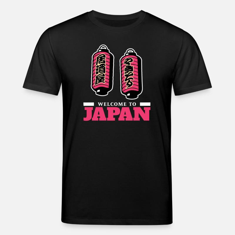 Willkommen in Japan (dunkel) - Stanley/Stella Unisex Bio-T-Shirt CREATOR  - Schwarz