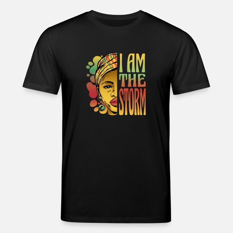 Ich bin der Sturm - Stanley/Stella Unisex Bio-T-Shirt CREATOR  - Schwarz