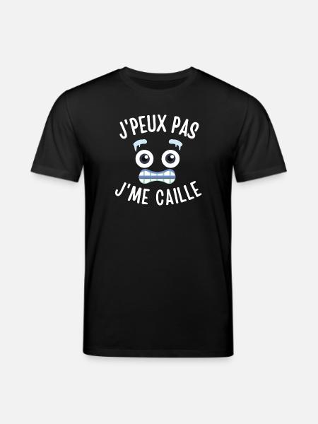 froid, j'ai froid, hiver - T-shirt bio CREATOR Stanley/Stella Unisexe - noir