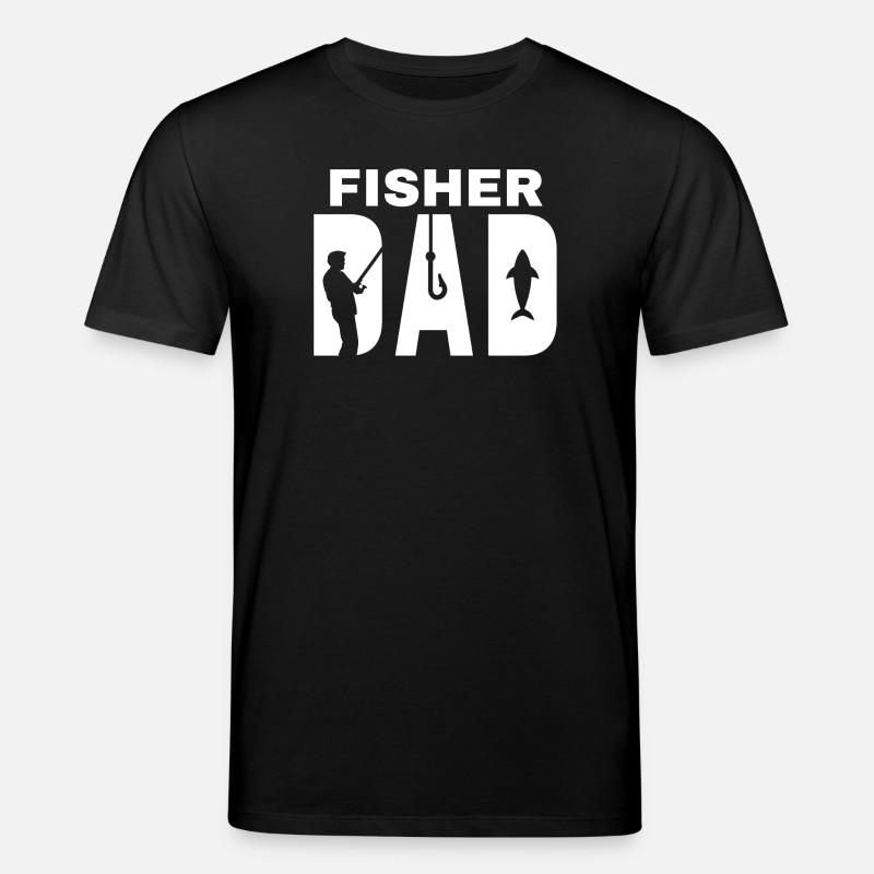 pêche, pêcheur, fan de pêche - T-shirt bio CREATOR Stanley/Stella Unisexe - noir