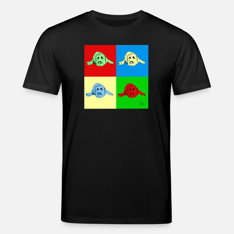 Labrador - Stanley/Stella Unisex Bio-T-Shirt CREATOR  - Schwarz