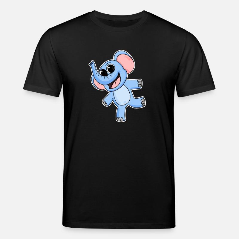 Éléphant - T-shirt bio CREATOR Stanley/Stella Unisexe - noir