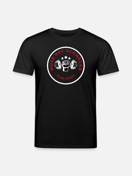 Muss net schmecke, muss wirke! - Stanley/Stella Unisex Bio-T-Shirt CREATOR  - Schwarz