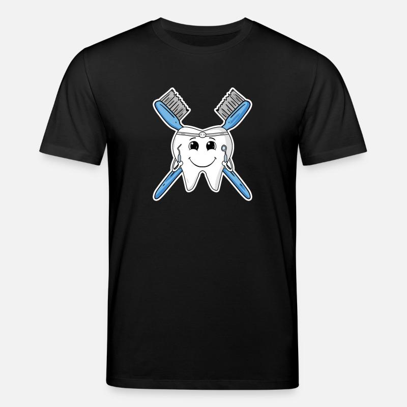 Tooth teeth - Stanley/Stella CREATOR Unisex Organic T-Shirt - black