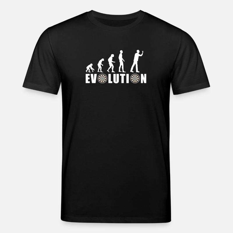 EVOLUTION DARTS Spiel Pfeil Dartscheibe Geschenk - Stanley/Stella Unisex Bio-T-Shirt CREATOR  - Schwarz