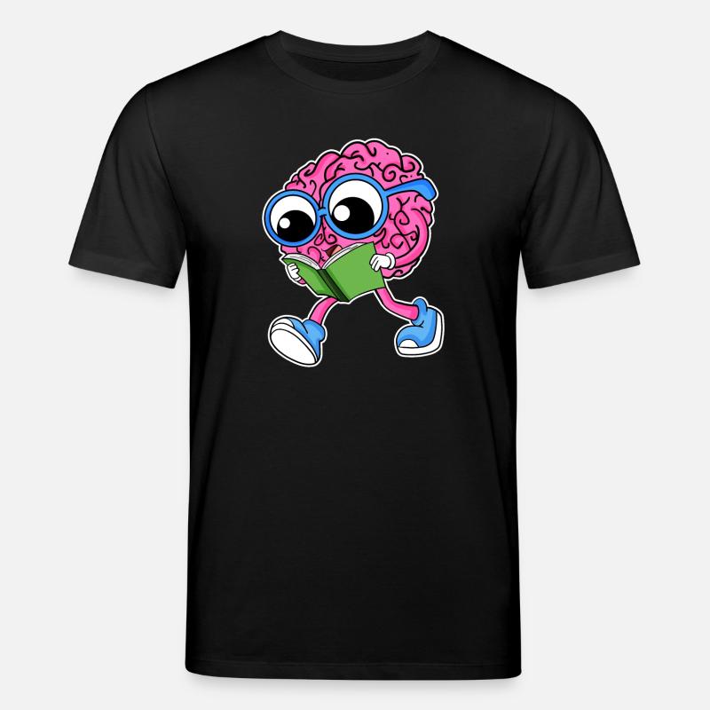 Brain reading - Stanley/Stella CREATOR Unisex Organic T-Shirt - black