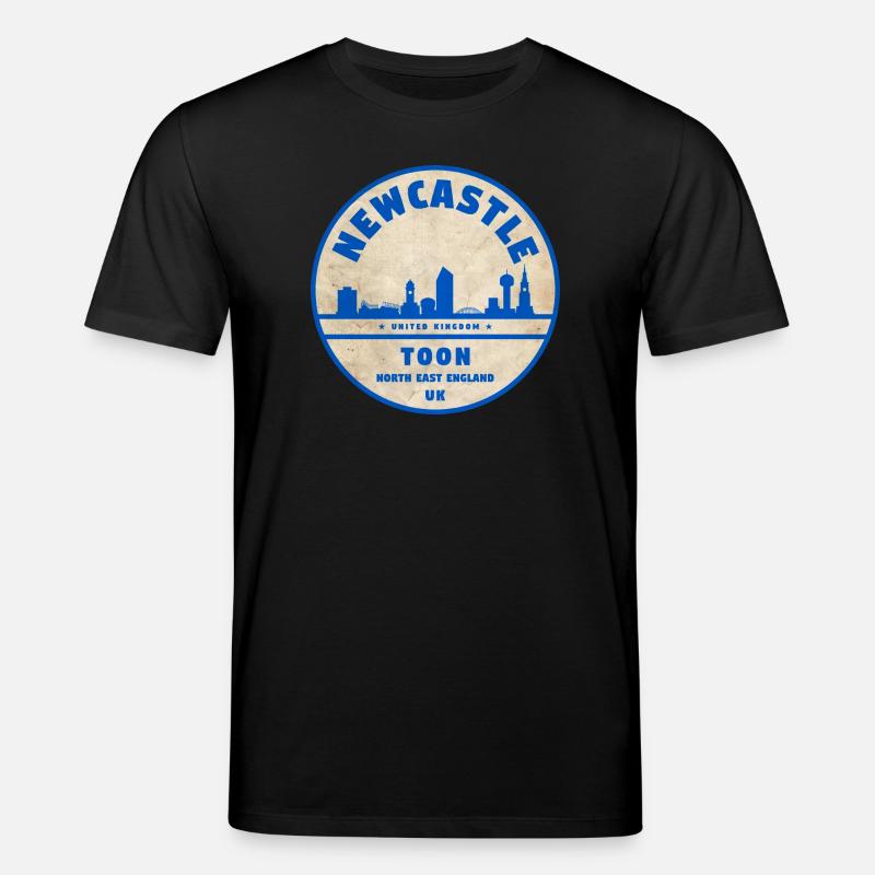 Newcastle Toon Skyline Abzeichen - Stanley/Stella Unisex Bio-T-Shirt CREATOR  - Schwarz
