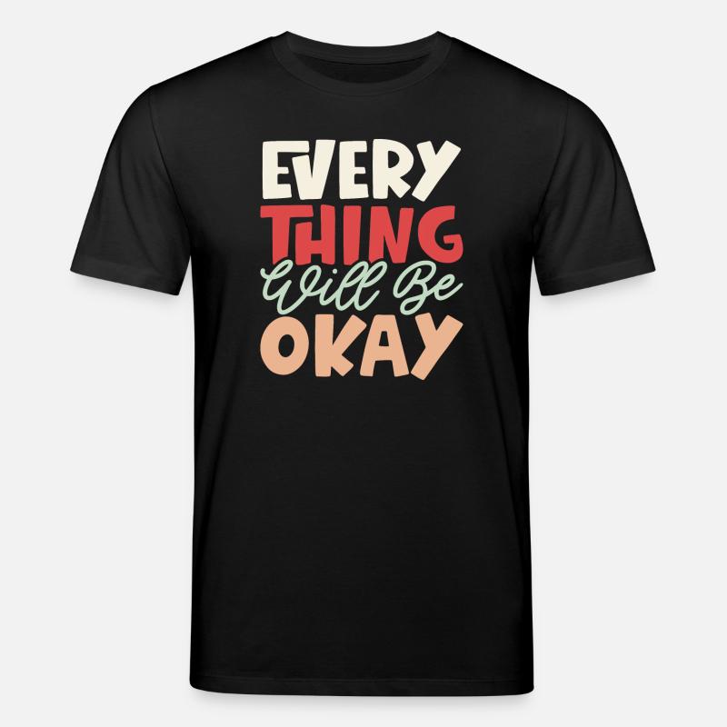 Alles wird gut - Stanley/Stella Unisex Bio-T-Shirt CREATOR  - Schwarz