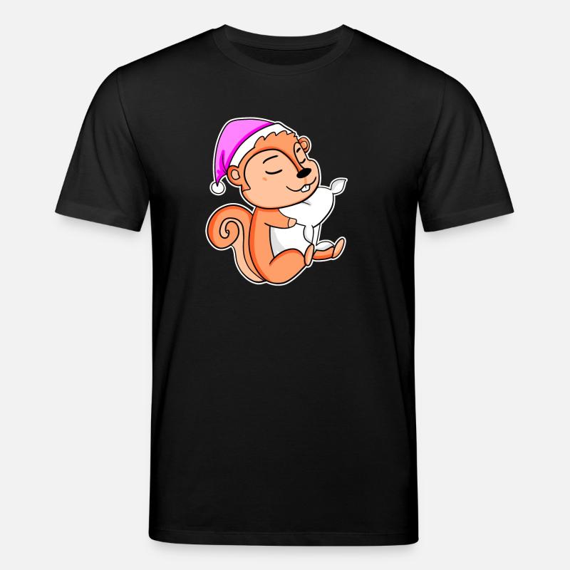 Eichhörnchen - Stanley/Stella Unisex Bio-T-Shirt CREATOR  - Schwarz