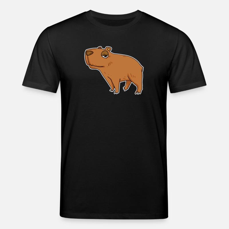 Capybara Capybara Gift - Stanley/Stella CREATOR Unisex Organic T-Shirt - black