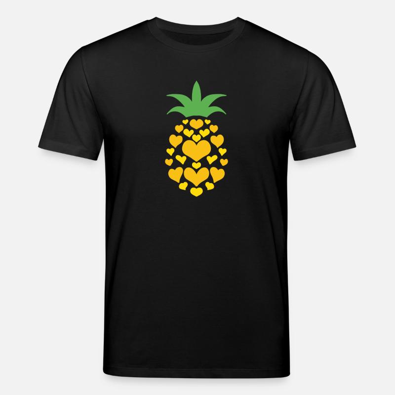 Cœur d’ananas - T-shirt bio CREATOR Stanley/Stella Unisexe - noir