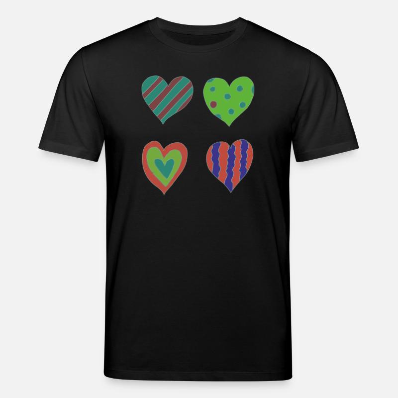 Variation cardiaque - T-shirt bio CREATOR Stanley/Stella Unisexe - noir