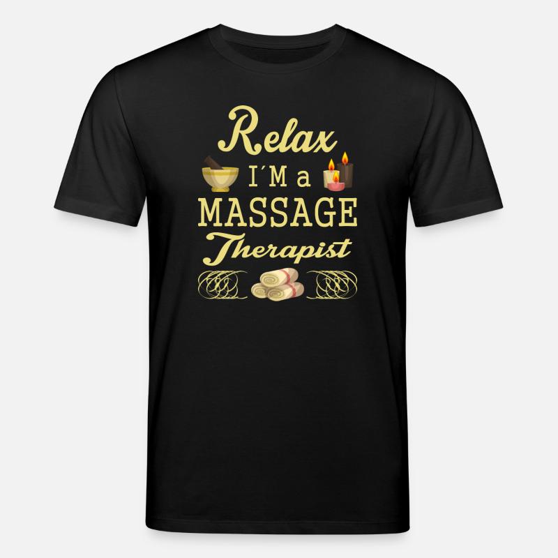 Massagetherapie - Stanley/Stella Unisex Bio-T-Shirt CREATOR  - Schwarz