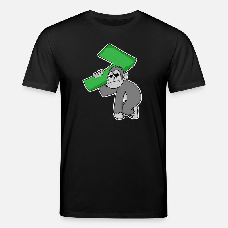 7 ans - 7e anniversaire - T-shirt bio CREATOR Stanley/Stella Unisexe - noir
