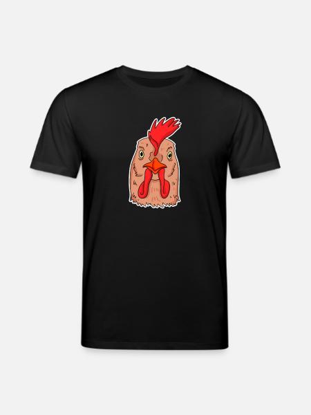 Chicken Head - Stanley/Stella CREATOR Unisex Organic T-Shirt - black
