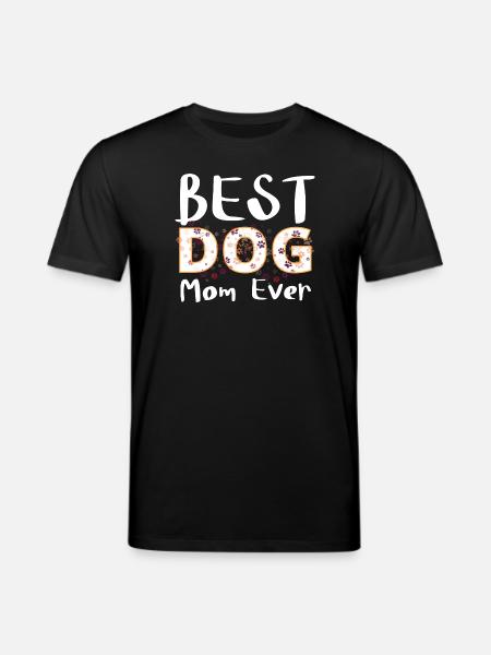 Best Dog Mama - Stanley/Stella CREATOR Unisex Organic T-Shirt - black