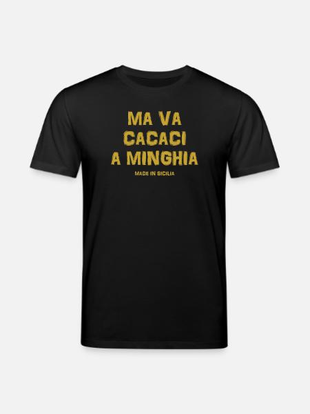 Sicilia t-shirt maglietta testo siciliano - Maglietta ecologica unisex CREATOR di Stanley/Stella - nero