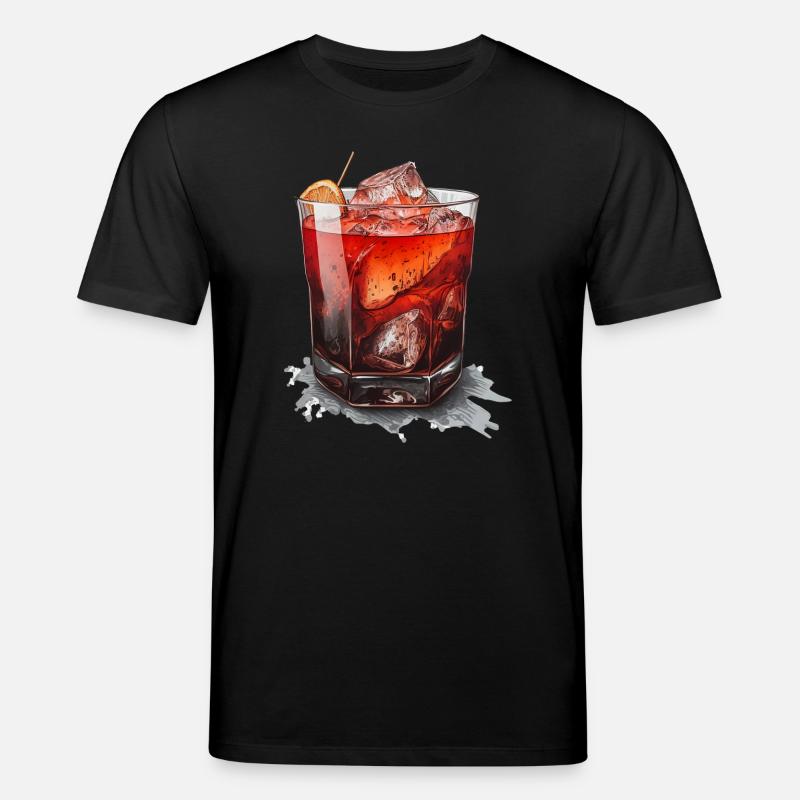 Negroni Cocktail - Stanley/Stella Unisex Bio-T-Shirt CREATOR  - Schwarz