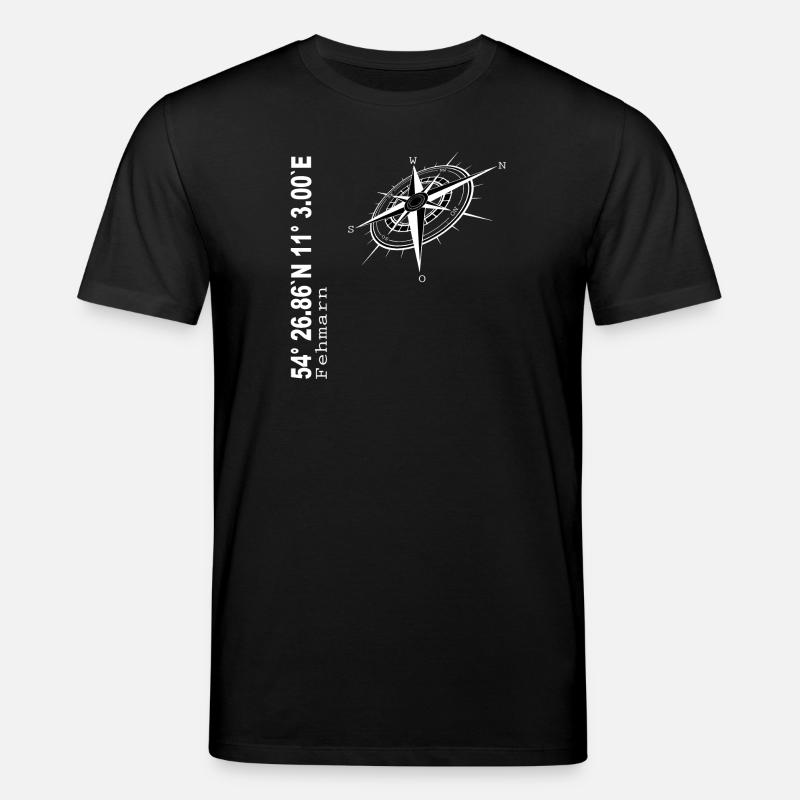 Fehmarn - Stanley/Stella Unisex Bio-T-Shirt CREATOR  - Schwarz