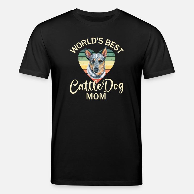 Australian Cattle Dog - Stanley/Stella Unisex Bio-T-Shirt CREATOR - Schwarz