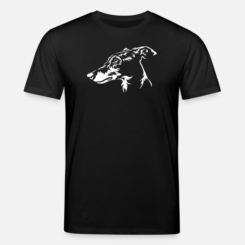 Greyhound Head « Black Edition » - T-shirt bio CREATOR Stanley/Stella Unisexe - noir