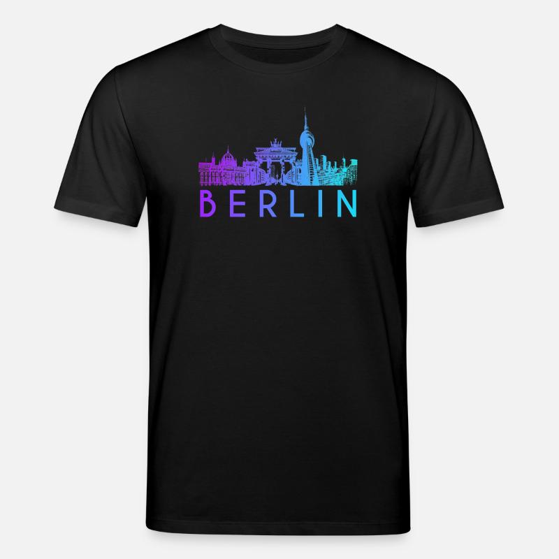 Horizon de Berlin - T-shirt bio CREATOR Stanley/Stella Unisexe - noir