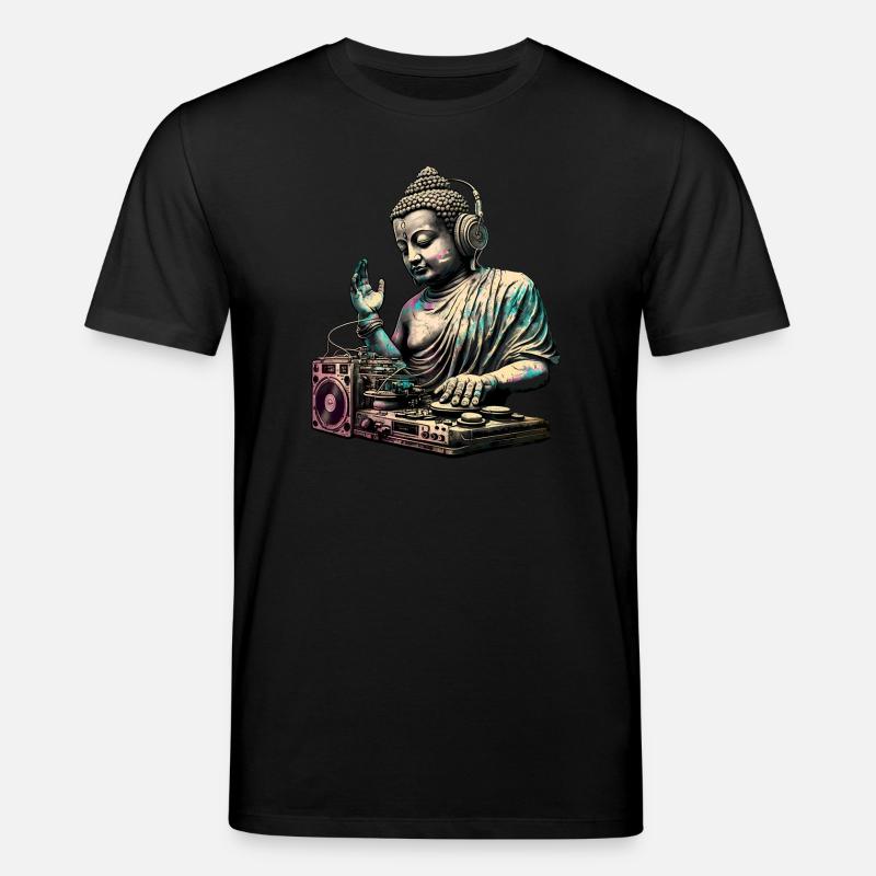DJ Buddha - Stanley/Stella Unisex Bio-T-Shirt CREATOR  - Schwarz