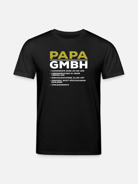 Papa GmbH – Fahrdienst und Lebensberatung - Stanley/Stella Unisex Bio-T-Shirt CREATOR - Schwarz