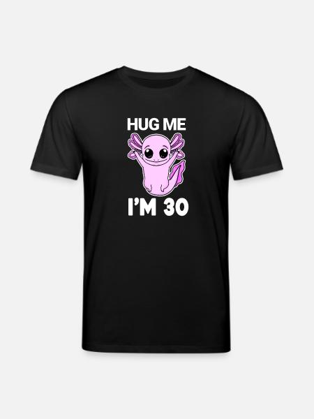 30th Birthday - 30 Years - Hug - Stanley/Stella CREATOR Unisex Organic T-Shirt - black