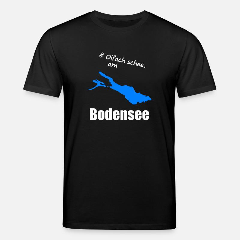# Oifach schee, am Bodensee - Stanley/Stella Unisex Bio-T-Shirt CREATOR  - Schwarz